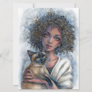 Carte d'art Kitty Cuddles