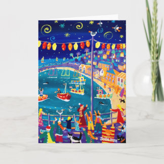 Carte d'art : Lanternes et lumières, trou de souri