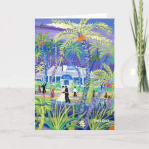 Carte d'art : Mariage tropical