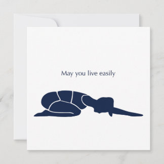 Carte d'art May You Live Easily