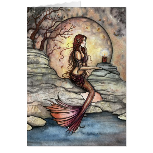 Carte d'art Mermaid Lagoon Tranquil (Devant)