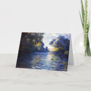 Carte d'art Monet Seine River Impressionnisme