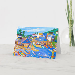 Carte d'art : Pêcheurs de homard, Cadgwith, Cornou