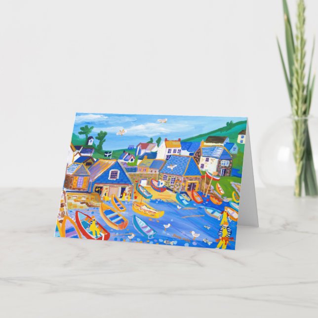 Carte d'art : Pêcheurs de homard, Cadgwith, Cornou (Devant)