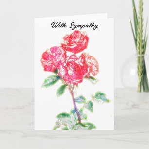 Carte d'art Red Roses