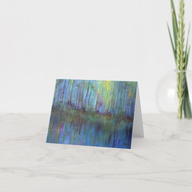 Carte d'art "Réflexions" (Devant)