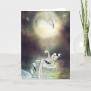 Carte d'art Swan Dreams