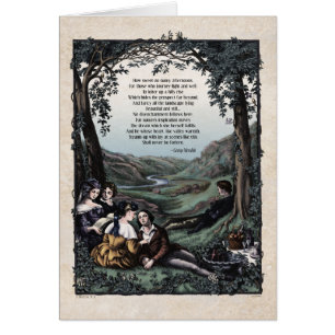 Carte d'art victorienne Meredith "Pastorales"