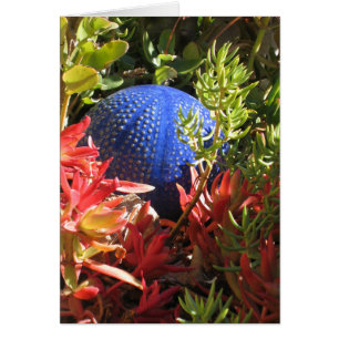 Carte d'art vierge du jardin Plante sous-marin