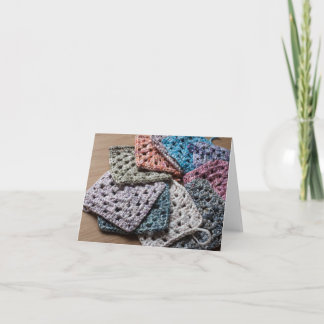 Carte d'artisanat carré Crochet Granny