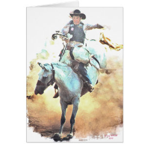 carte d'artiste bronc