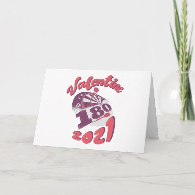 Carte Darts est mon Valentin 2021 (Devant)