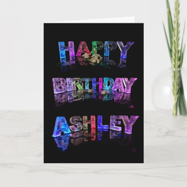 Carte d'Ashley de joyeux anniversaire (Devant)