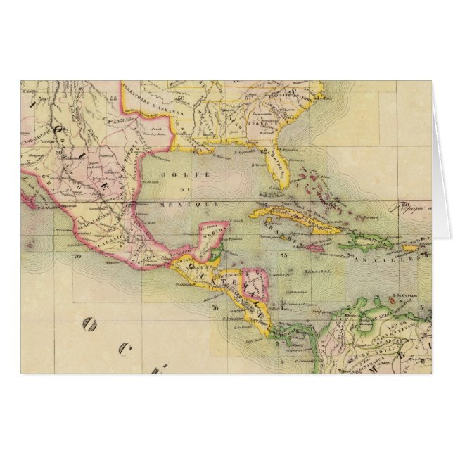 Carte d'Assemblée de l'Amérique (Devant horizontal)