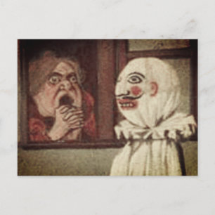 Carte d'attention Halloween vintage