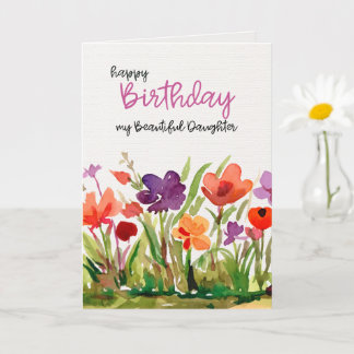 Carte Daughter Birthday Card