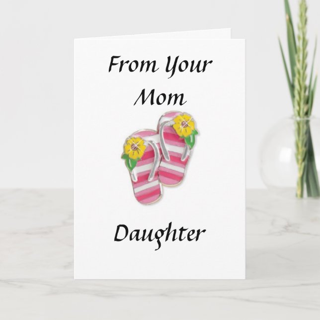 CARTE DAUGHTER FROM MÈRE AT GRADUATION (Devant)