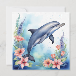Carte Dauphin de mer