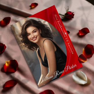 Carte d'autographe Ruby Shine pour les concours de