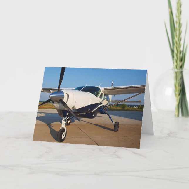 Carte d'avion Inspirational Blue Skies (Devant)