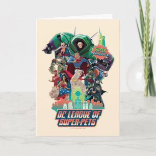 Carte DC League of Super-Pets à la bataille pour Metropo