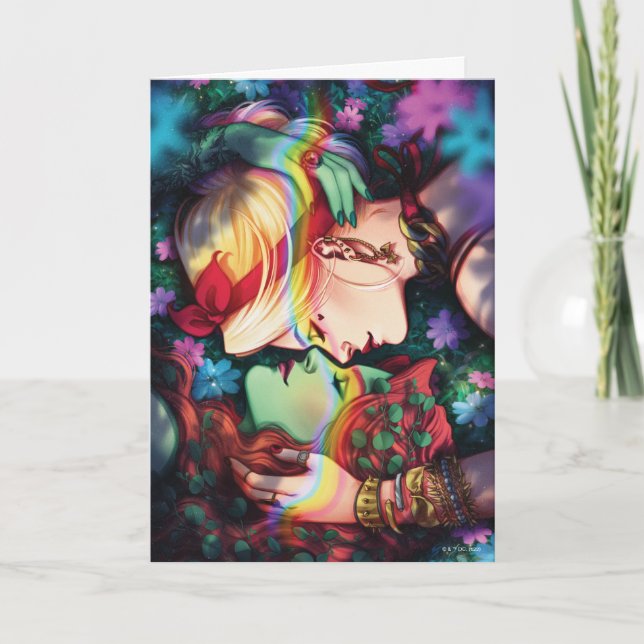 Carte DC Pride Harley Quinn & Poison Ivy Comic Cover (Devant)