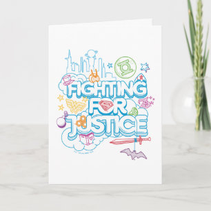 Carte DC Super Hero Girls Fighting For Justice
