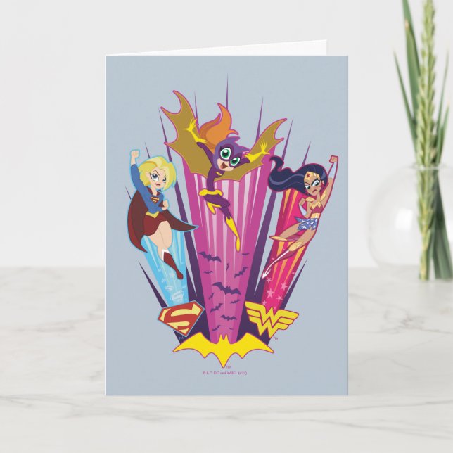 Carte DC Super Hero Girls Trio (Devant)