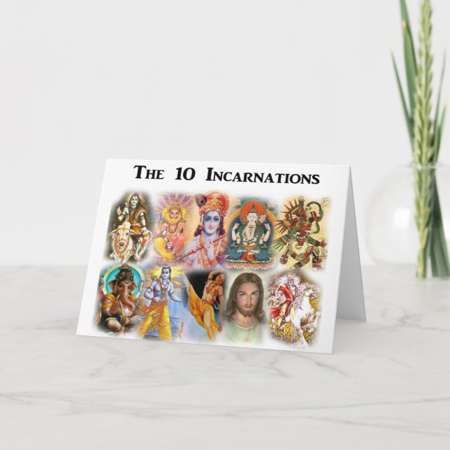 Carte de 10 incarnations (Devant)