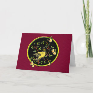 Carte de 1er jour de Noël (Rouge/Vierge)