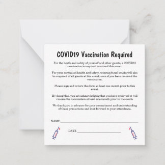 Carte de 2,5 po x 2,5 po à note plate