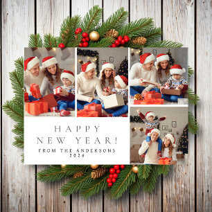 Carte de 3 photos de famille élégante moderne Bonn