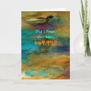 Carte de 50e anniversaire humoristique