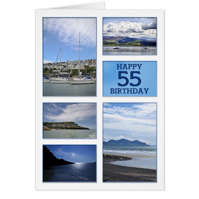 Carte de 55e anniversaire de Seascapes (Devant)