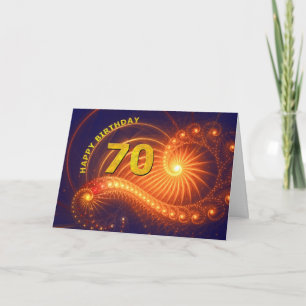 Carte de 70e anniversaire