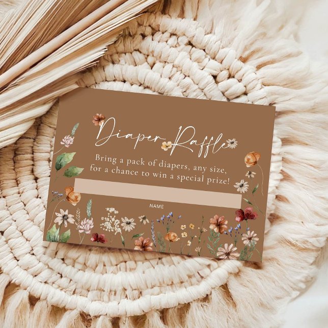 Carte de Baby shower de carafe à couches Boho (Créateur téléchargé)