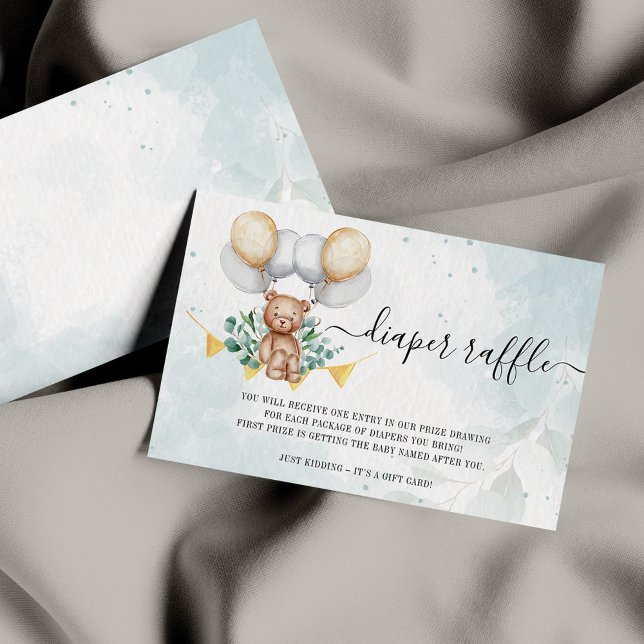 Carte de Baby shower de la couche d'attente rapide (Créateur téléchargé)