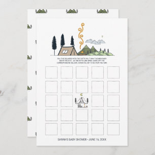 Carte de baby shower   L'aventure commence