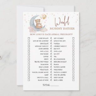 Carte de Baby Shower 'Over the Moon' - 'Would Momm
