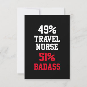 Carte de Badass d'infirmière itinérante