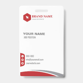 Carte de Badge Vertical Bussines