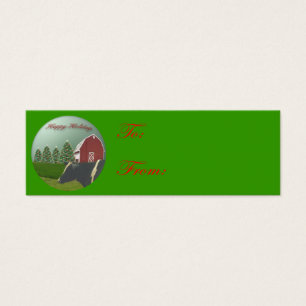 Carte de balise Angus Christmas