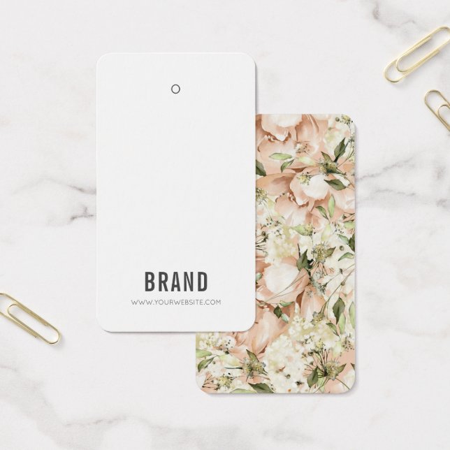 Carte de balise Hang Floral Business (Bureau)