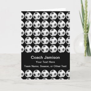 Carte de ballon de football pour le car, noir,