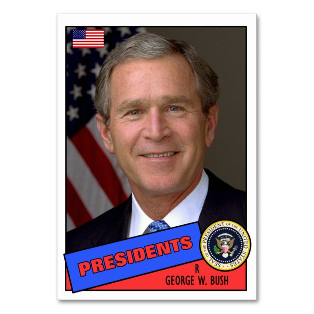 Carte de base-ball George W. Bush (Par défaut)