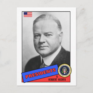 Carte de base-ball Herbert Hoover