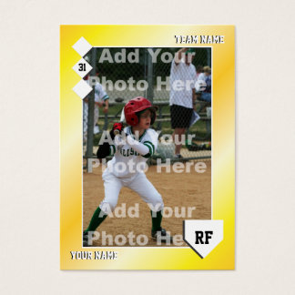 Carte de base-ball personnalisée