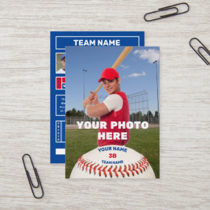 Carte de base-ball personnelle (statistiques de ba