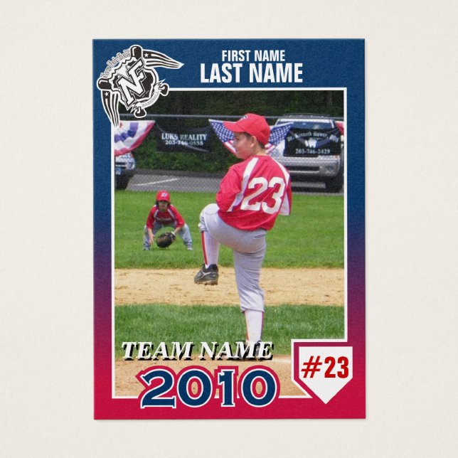 Carte de baseball NFB 2010 (Devant)