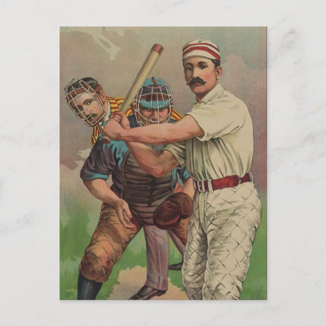 Carte de baseball Old Time vers 1895 (Devant)